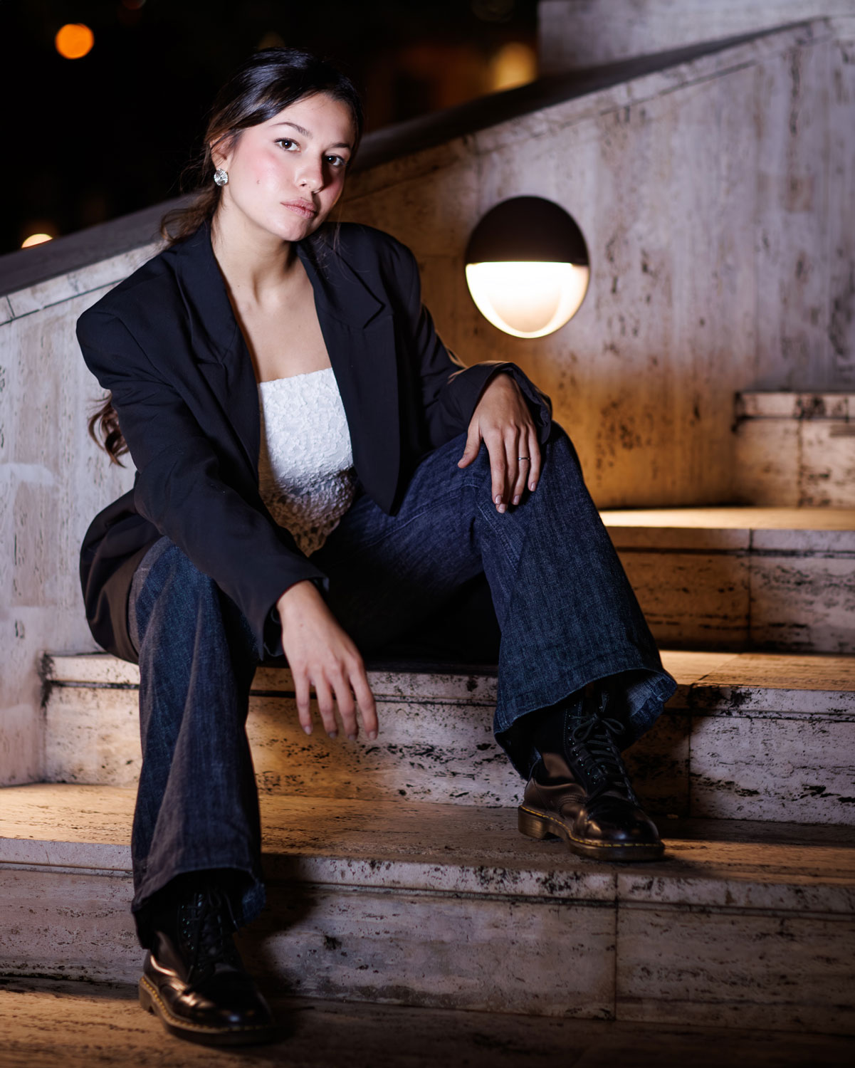 Ritratto di Denise Uguccioni per book fotografico attrice e casting a Roma Ritratto di Denise Uguccioni per book fotografico attrice e casting a Roma