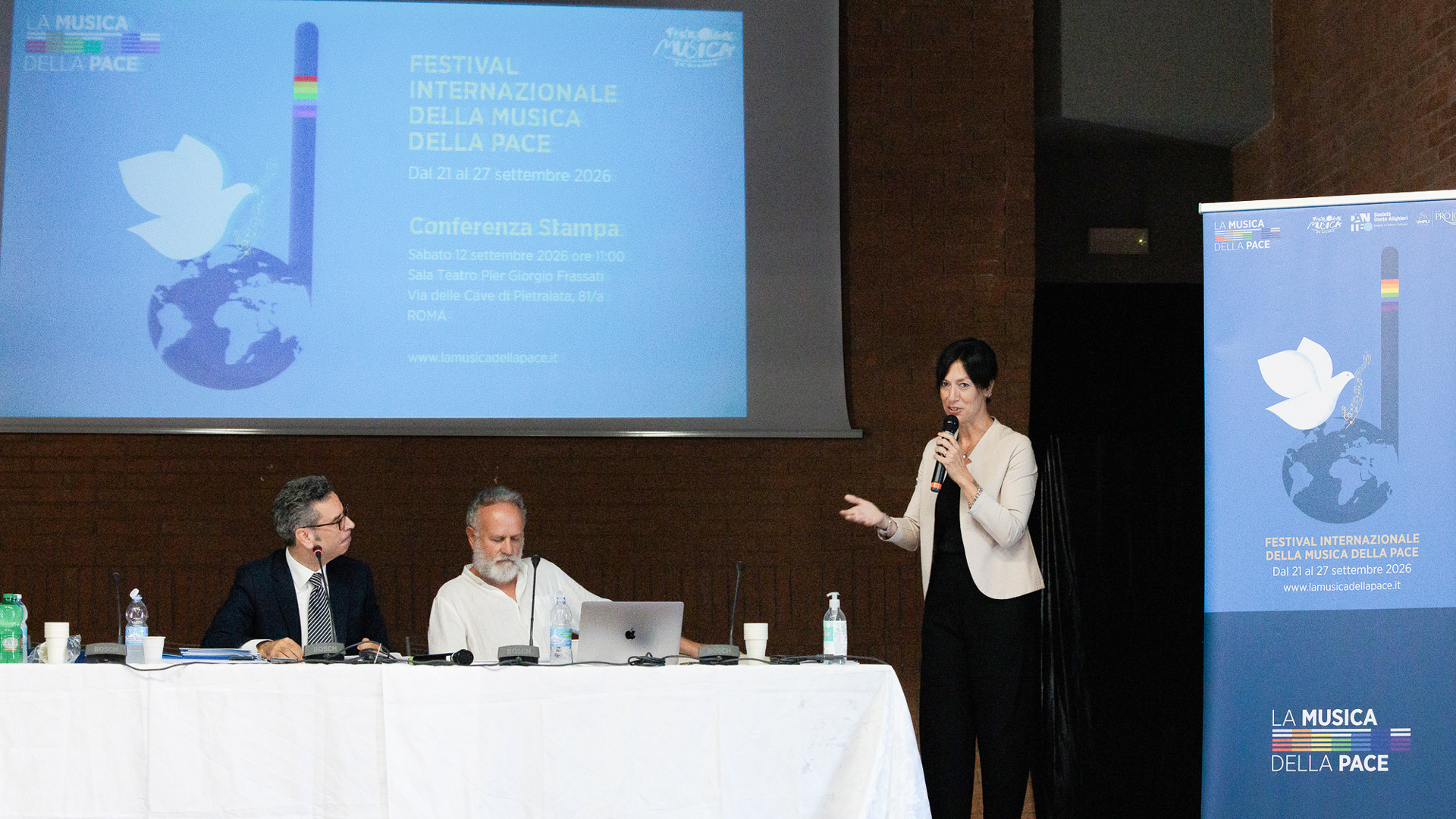 Conferenza stampa del Festival Internazionale della Musica della Pace 2026 a Roma