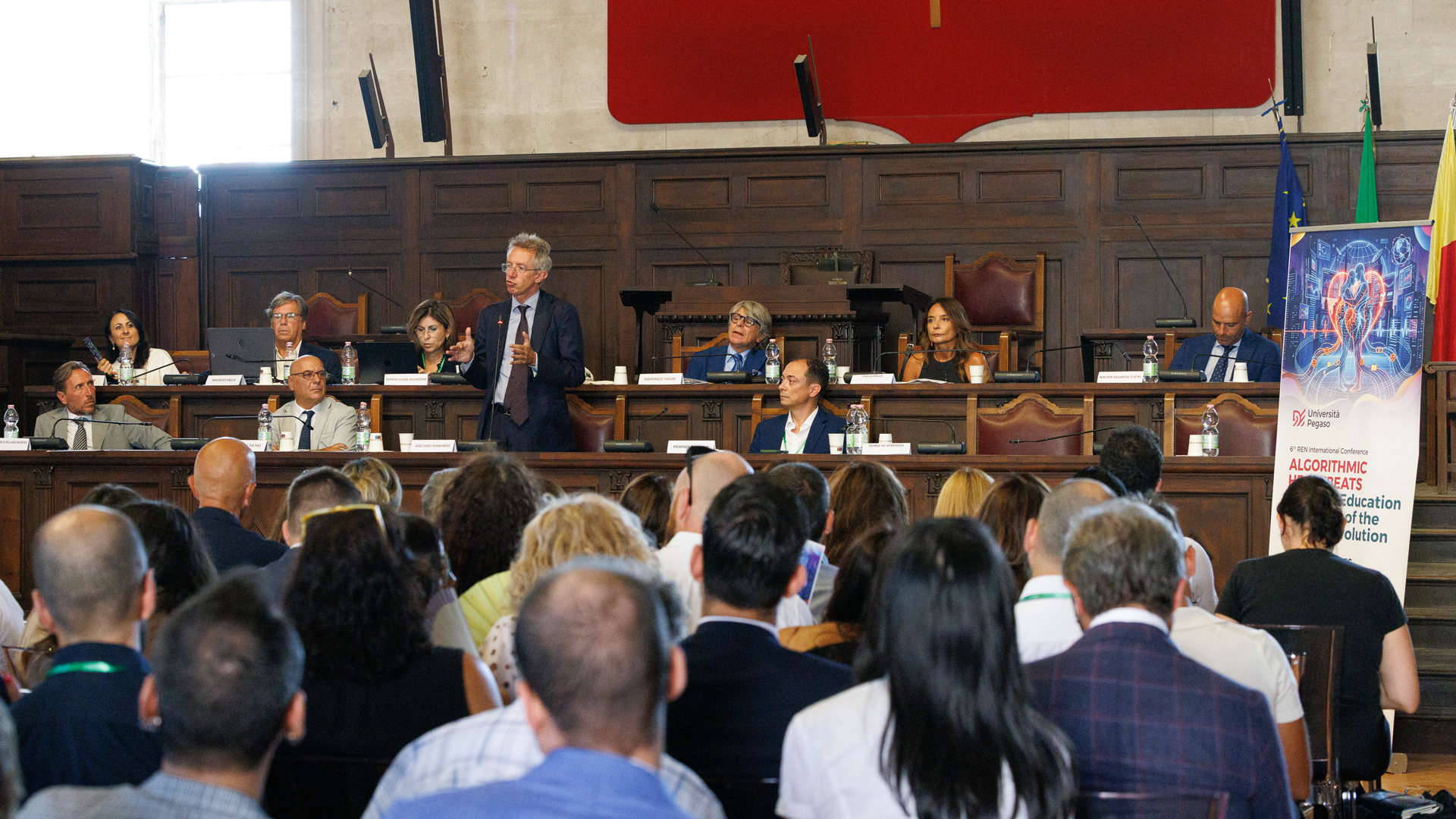 REN Conference 2026 nella Sala dei Baroni del Maschio Angioino a Napoli